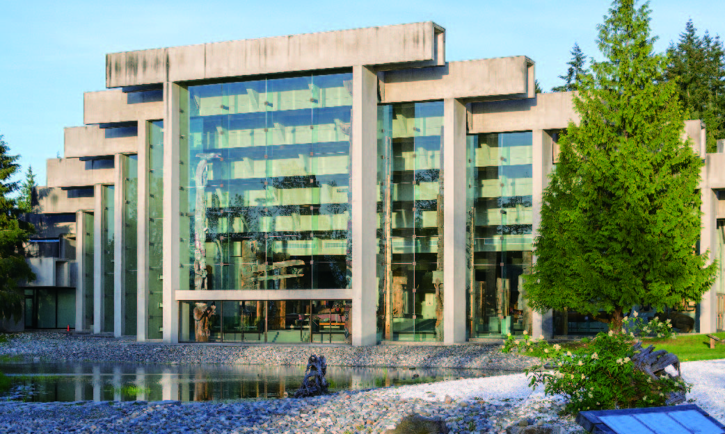 the photo of Museum of Anthropology at UBC